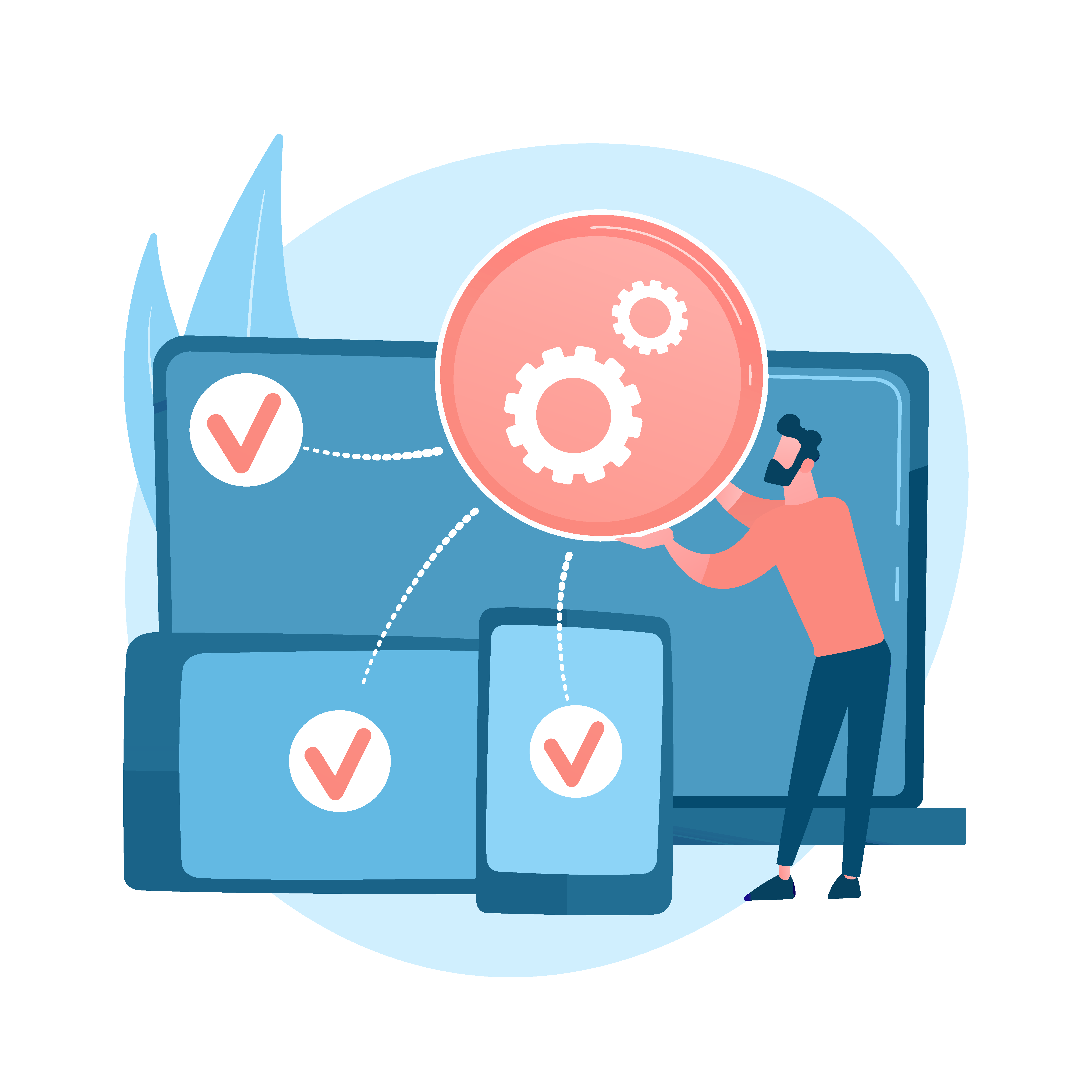 Workflow control, easy access from any device anywhere in the world