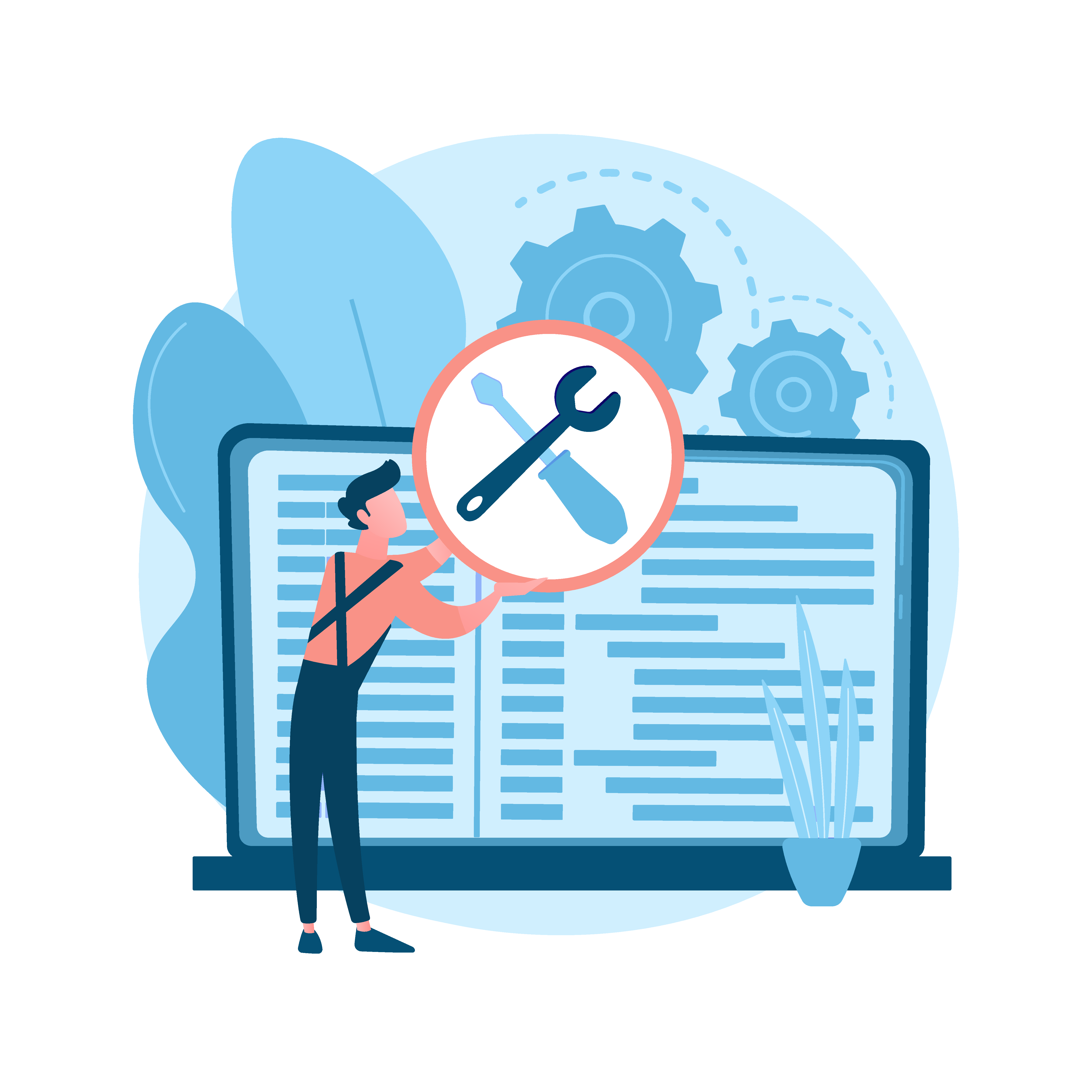 Individual security settings and clear management of company resources